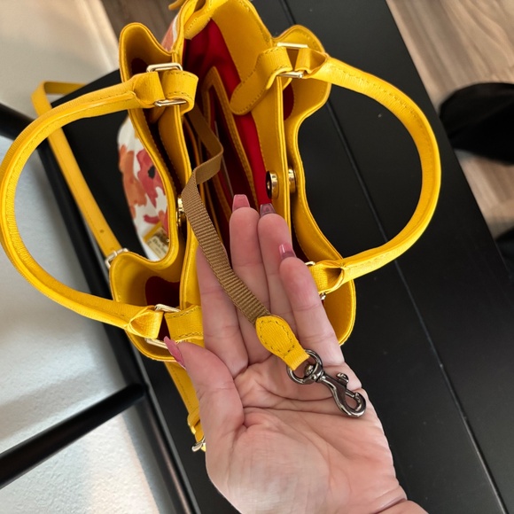 Dooney & Bourke Floral Bag - Yellow, Orange, and Red - Picture 8 of 12